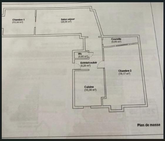 Ternes - Maillot, Appartement 3 pièces style atelier avec terrasse sans vis à vis