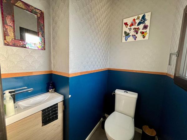 Maison contemporaine de 2021 avec piscine et superbe vue sur la base nautique de Montrevel-en-Bresse..