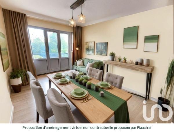 Appartement 4 pièces de 60 m² à Chelles (77500)