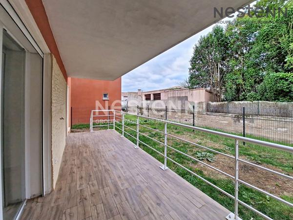 Appartement 3 pièces de 62 m2 en rez de jardin à Lunel