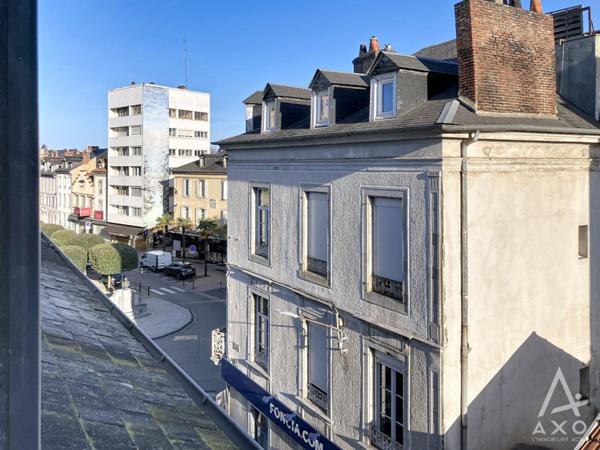 Studio mansardé avec mezzanine - 18,44 m2 en centre-ville de Tarbes