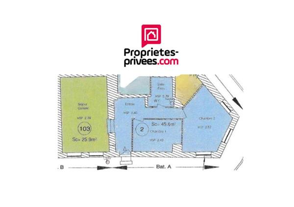 Appartement Nonancourt centre 3 pièce(s) neuf 71.5 m2 rez-de-chaussée jardin 106000