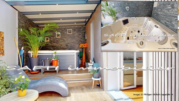 Maison contemporaine 164m2 - 5 chambres - dont un studio T2 indépendant – garage – véranda.