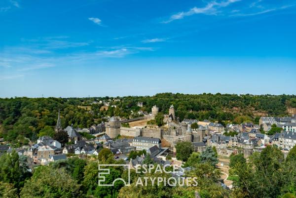 Duplex de caractère avec vue panoramique sur le château de Fougères