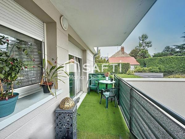 Charmant appartement en rez-de-jardin de 3 pièces avec 2 places de stationnement privatifs