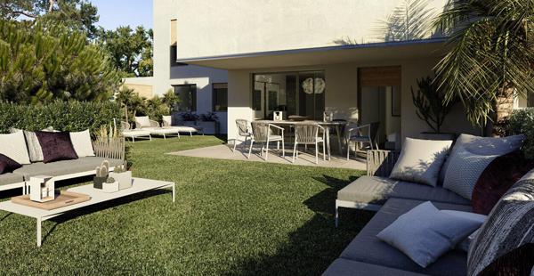 Appartement T2 de 47m² avec terrasse et place privative de stationnement