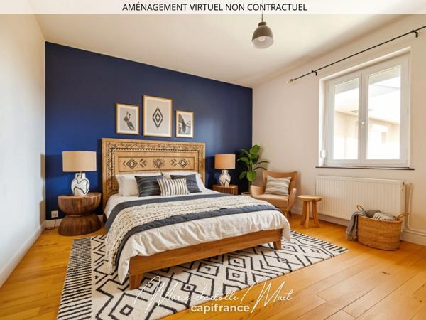 Maison de ville 3 chambres, bureau + garage