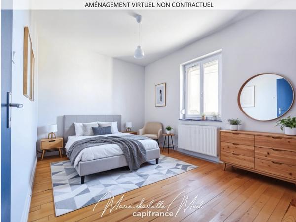 Maison de ville 3 chambres, bureau + garage