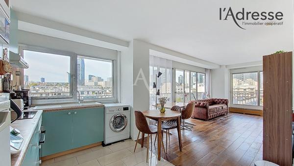 PUTEAUX/CENTRE 2 pièces de 47 m² avec balcon 13m², parking et cave