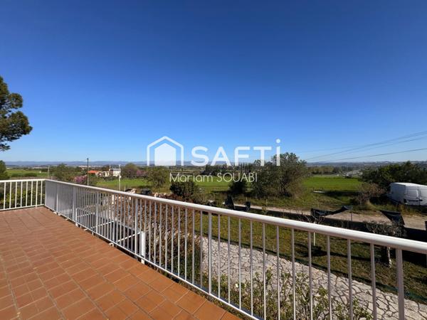 Villa 222m2 , parcelle 1800m2 vue imprenable