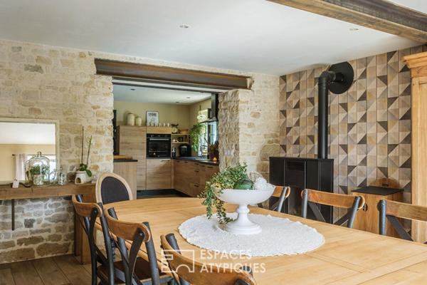 Maison de caractère au pied du Château de Cherveux