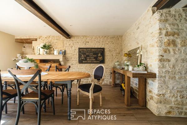 Maison de caractère au pied du Château de Cherveux