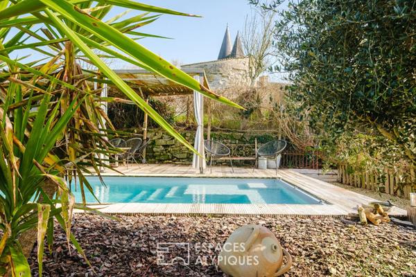 Maison de caractère au pied du Château de Cherveux