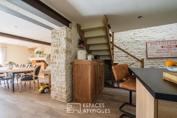 Maison de caractère au pied du Château de Cherveux