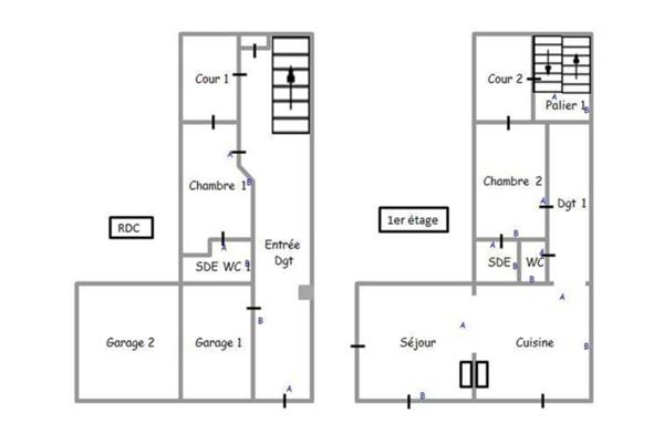 Immeuble à vendre 6 pièces de 250 m²