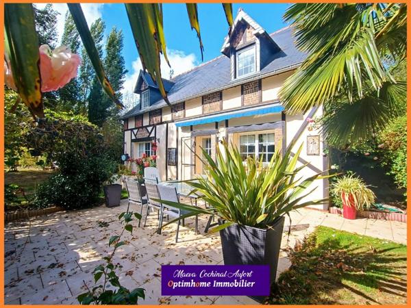 Magnifique propriété avec 2 maisons et piscine sur 3 hectares à 20 min de Bernay