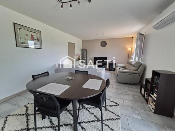 Pavillon PLAIN PIED 3 ch + Garage + Jardin + Clim