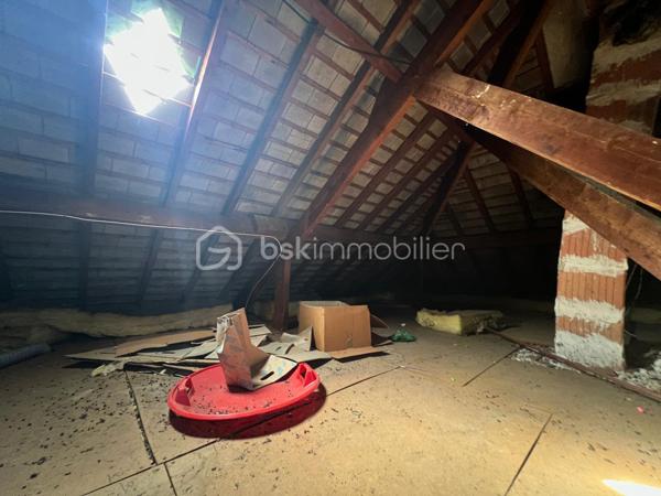 Janville en beauce, découvrez cette jolie maison de plain pied edifiée sur sous-sol total, comprenant : entrée, cuisine ouverte sur le séjour, deux chambres, une SdE, un WC indépendant et un grenier aménageable. Le tout sur 564m² de terrain clos et arboré. 
Le bien dispose d'une pompe à chaleur, double vitrage.