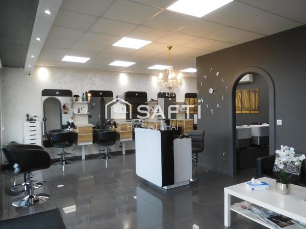 Salon de Coiffure, ARBENT (01), entièrement rénové, 5 Places, 3 bacs de rinçage, belle décoration,