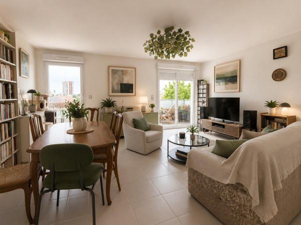 Appartement T3 avec terrasse, en résidence séniors
