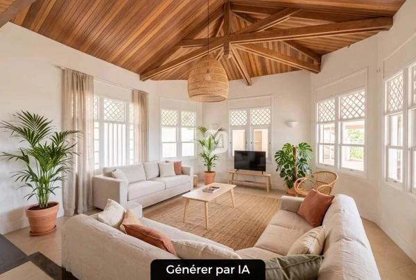 DPT GUYANE, à vendre CAYENNE BOURDA maison T4 de 158 m² avec vue mer