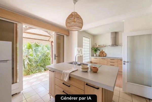 DPT GUYANE, à vendre CAYENNE BOURDA maison T4 de 158 m² avec vue mer