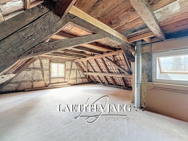 Gerstheim (67150) COMBLES AMÉNAGEABLES - ENTRÉE INDÉPENDANTE - RUE CALME - FRAÎCHEMENT REPEINT