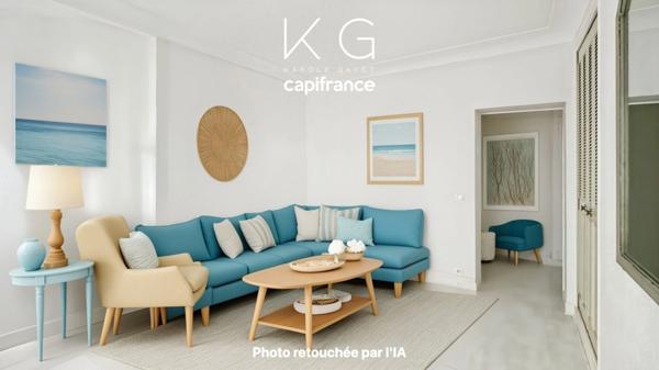 Deauville centre, appartement 3 pièces 60 m² plage et commerces à pied – idéal habitation ou bureaux