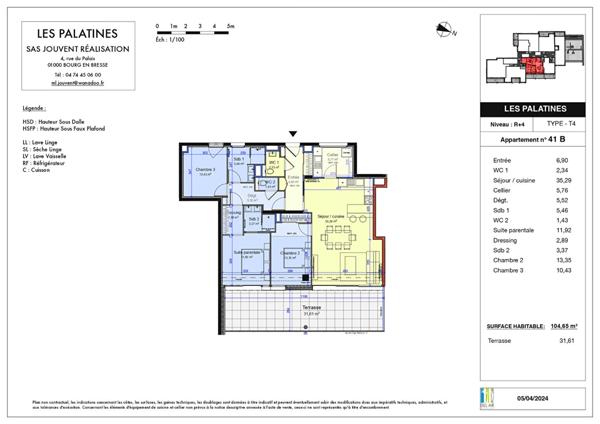 LES PALATINES centre Bourg-en-Bresse programme neuf