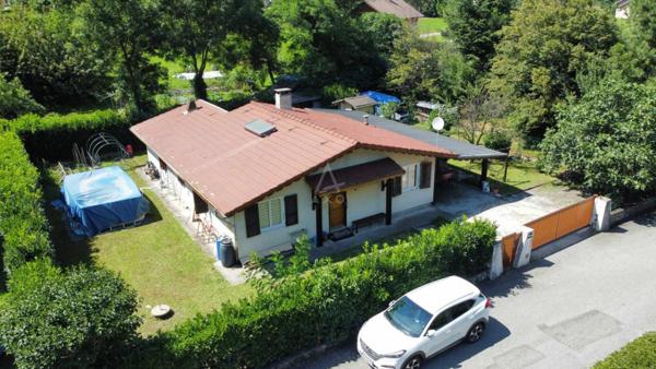 Maison de plain-pied avec studio indépendant  101 m² habitables  Terrain de 719 m²  Rognaix (73730)