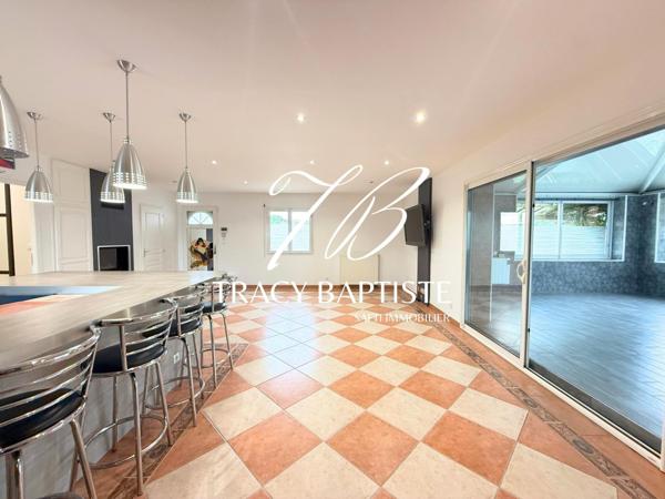 Belle maison plain-pied 4 chambres avec grand jardin, piscine et nombreuses dépendances