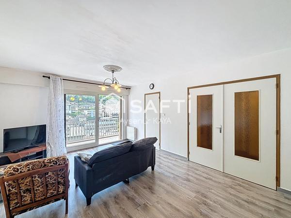 Appartement lumineux avec grand balcon