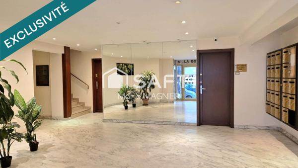Opportunité rare à Juan-les-Pins – Plages à pied ! Appartement T1 de 28 m² Carrez avec beau balcon de 10 m² et stationnement privatif. À réinventer à votre goût dans une résidence sécurisée, proche mer, commerces et Casino.