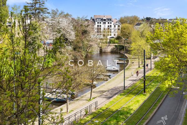 EXCLUSIVITE - Nantes – Quartier Saint-Mihiel, vue exceptionnelle sur l’Île de Versailles