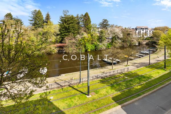 EXCLUSIVITE - Nantes – Quartier Saint-Mihiel, vue exceptionnelle sur l’Île de Versailles