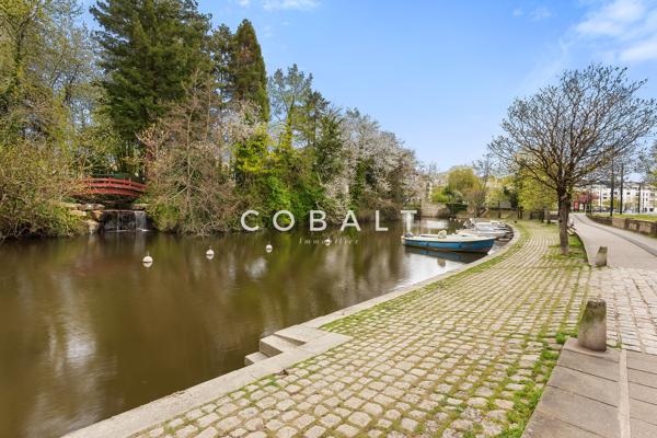 EXCLUSIVITE - Nantes – Quartier Saint-Mihiel, vue exceptionnelle sur l’Île de Versailles