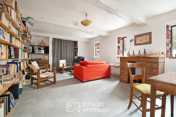 Maison de ville à l’esprit loft avec jardin et atelier indépendant