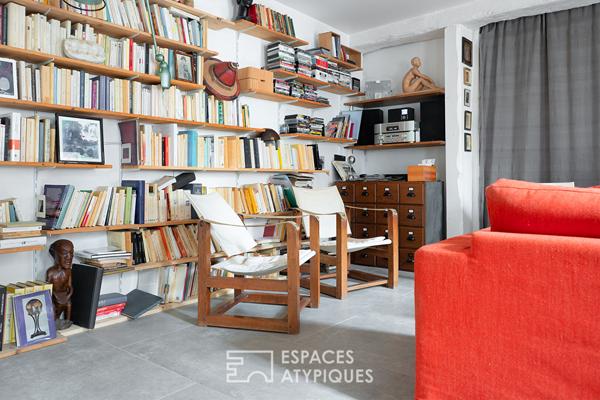 Maison de ville à l’esprit loft avec jardin et atelier indépendant