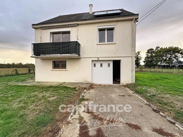 Maison à vendre 🏡 PONTIVY – MAISON À LA CAMPAGNE AVEC GARAGE ET TERRAIN DE 429 M²