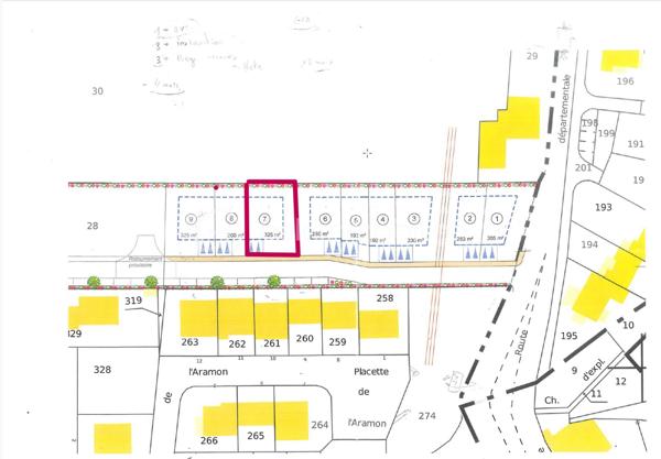 Terrain de 325 m²