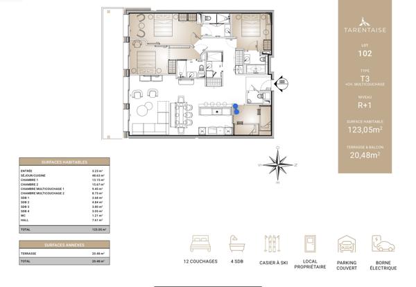 Appartement à vendre à Les Allues (73550) - Savoie