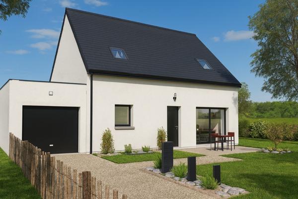 Terrain + Maison à vendre 5 pièces - 105 m²