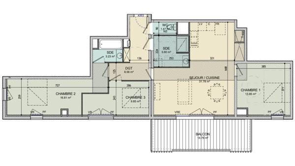 Appartement à vendre 4 pièces 91 m² Bormes-les-Mimosas