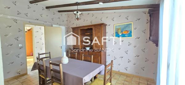 Maison individuelle de plain-pied et jardin arboré