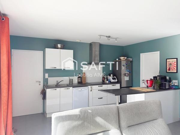 MAISON RECENTE 4 CHAMBRES AVEC VIE DE PLAIN PIED, JARDIN, TERRASSE BOIS ET SPA & GARAGE - ANGOULINS