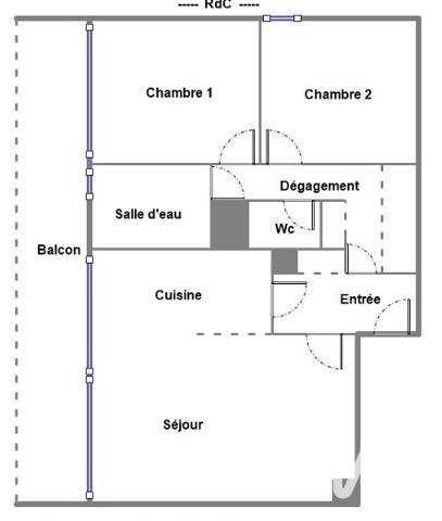 Appartement à vendre 3 pièces 63 m² Chilly-Mazarin
