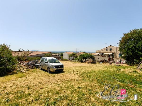 Terrain constructible 856 m² ; Cadre privilégié à Caunes-Minervois