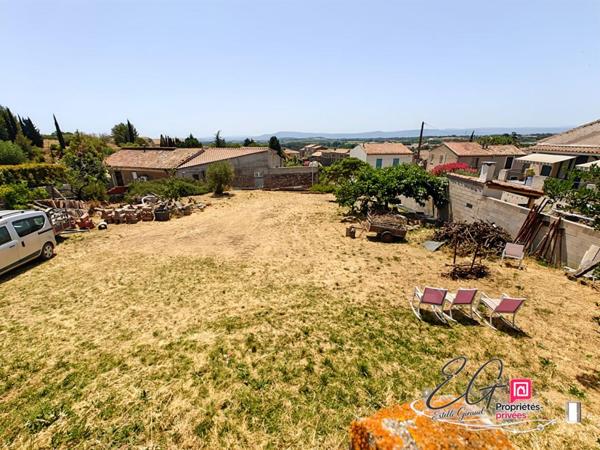Terrain constructible 856 m² ; Cadre privilégié à Caunes-Minervois
