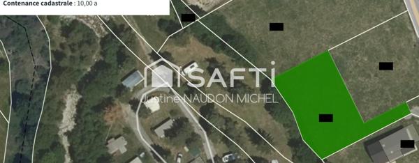 Terrain constructible 1070m² – Le Devoluy