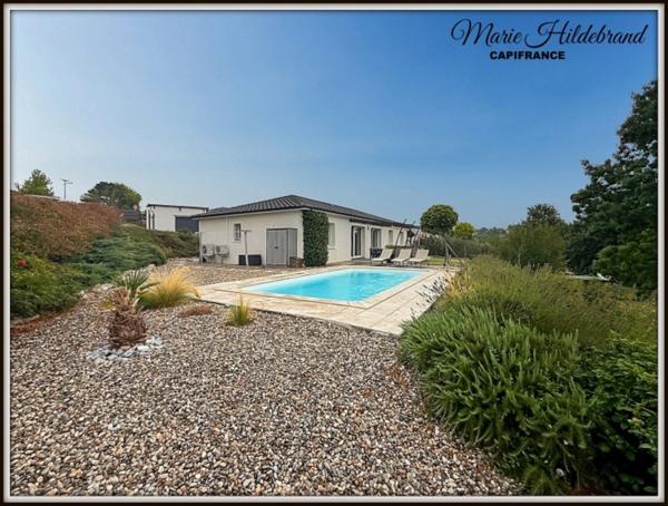 Maison 4 chambres- 130m² avec jardin, piscine et garage